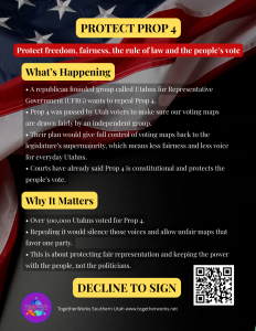 Decline to sign the prop 4 repeal