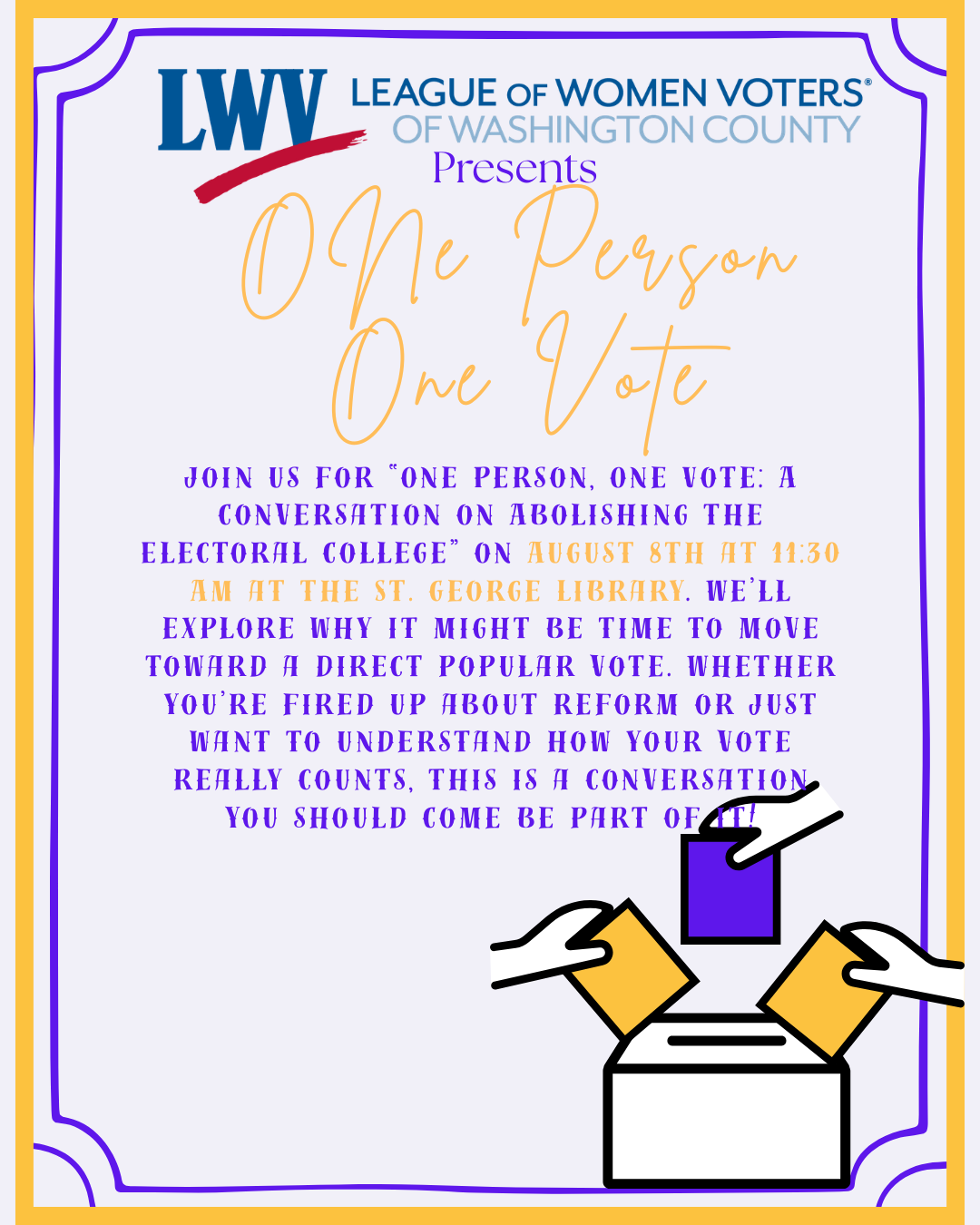 One Person One Vote